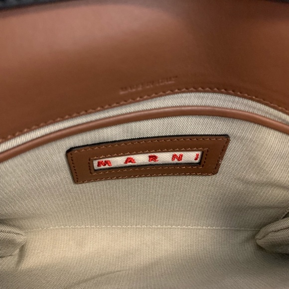 MARNI Calfskin Trunk NWT Shoulder Crossbody Bag - Picture 6 of 10